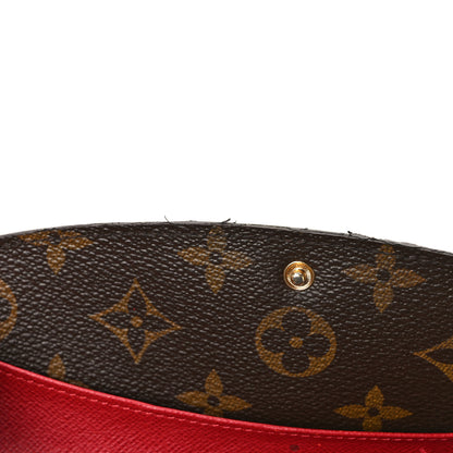 Louis Vuitton Monogram Emilie Wallet Rouge 10 of 11