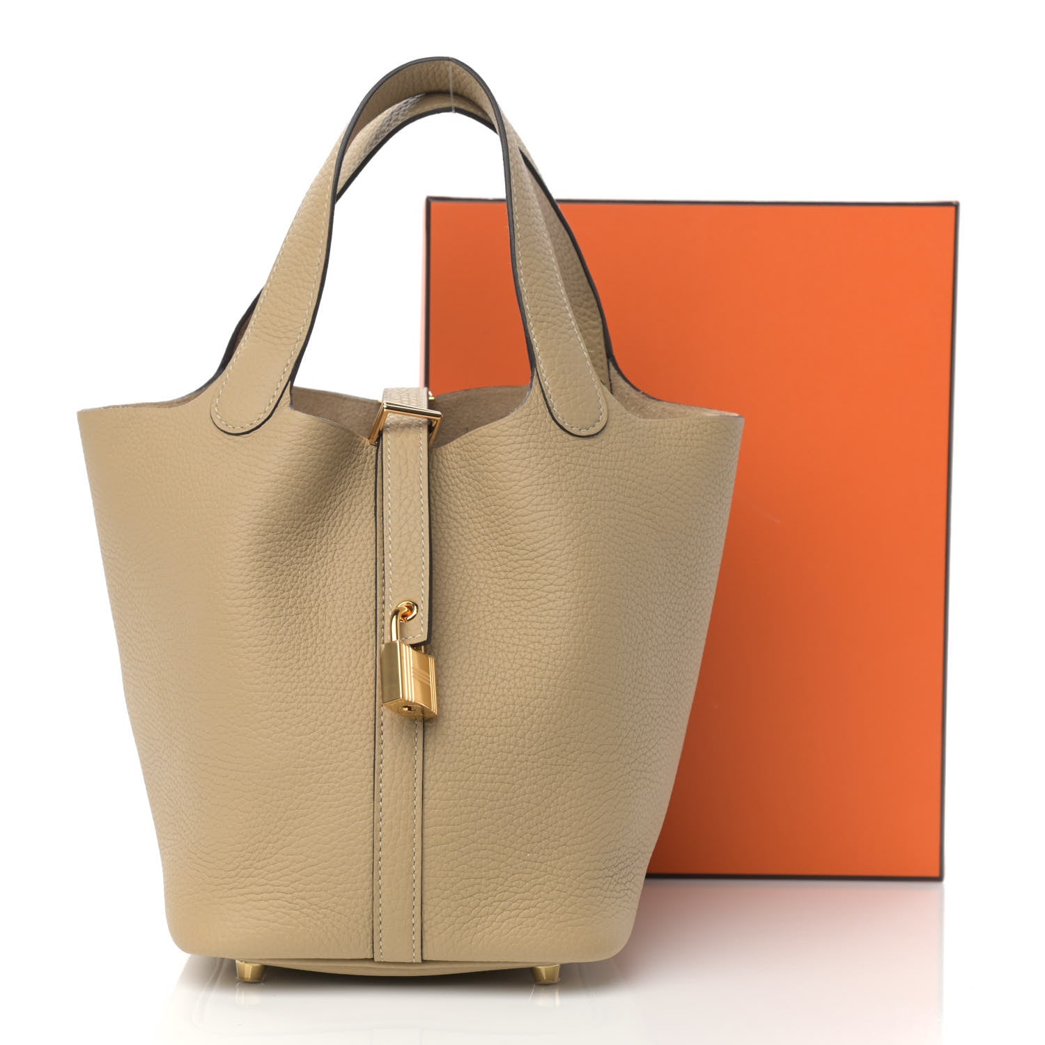 Hermes Taurillon Clemence Picotin Lock 18 PM Trench 11 of 11