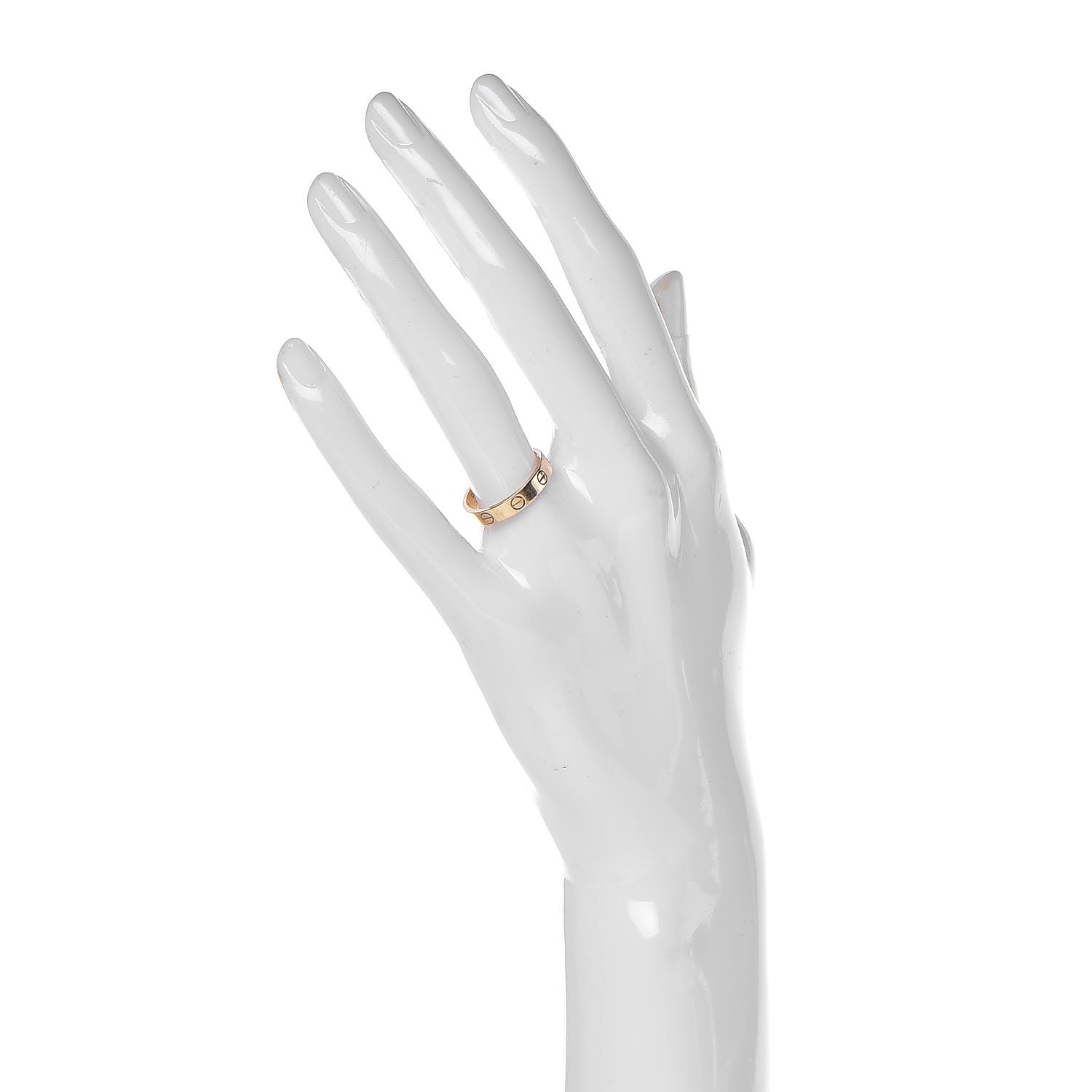Cartier 18K Yellow Gold 3.5mm LOVE Wedding Band Ring 52 6 2 of 5