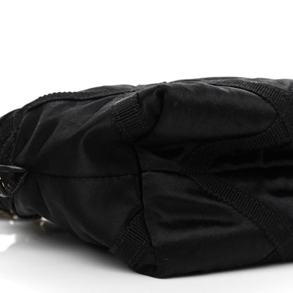 Chanel Nylon Grosgrain Quilted Lifestyle Clutch with Chain Black 8 of 10
