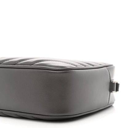 Saint Laurent Calfskin Matelasse Monogram Lou Camera Bag Dark Smog 10 of 11
