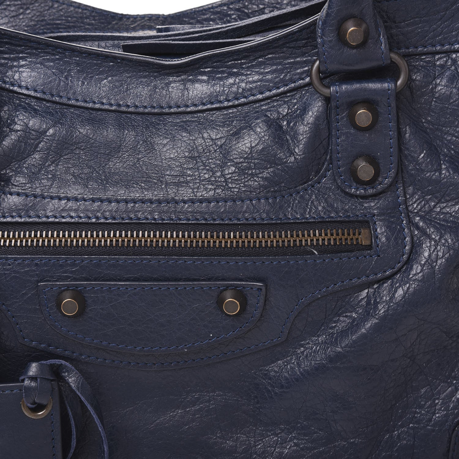 Balenciaga Agneau Classic Hardware City Bleu Obscur 12 of 12
