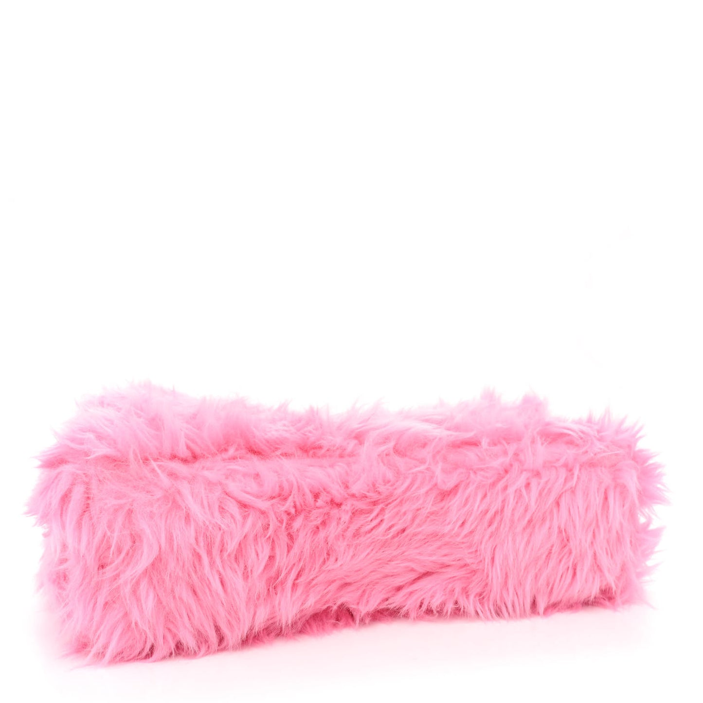 Faux Fur Small Downtown Shoulder Bag Pink