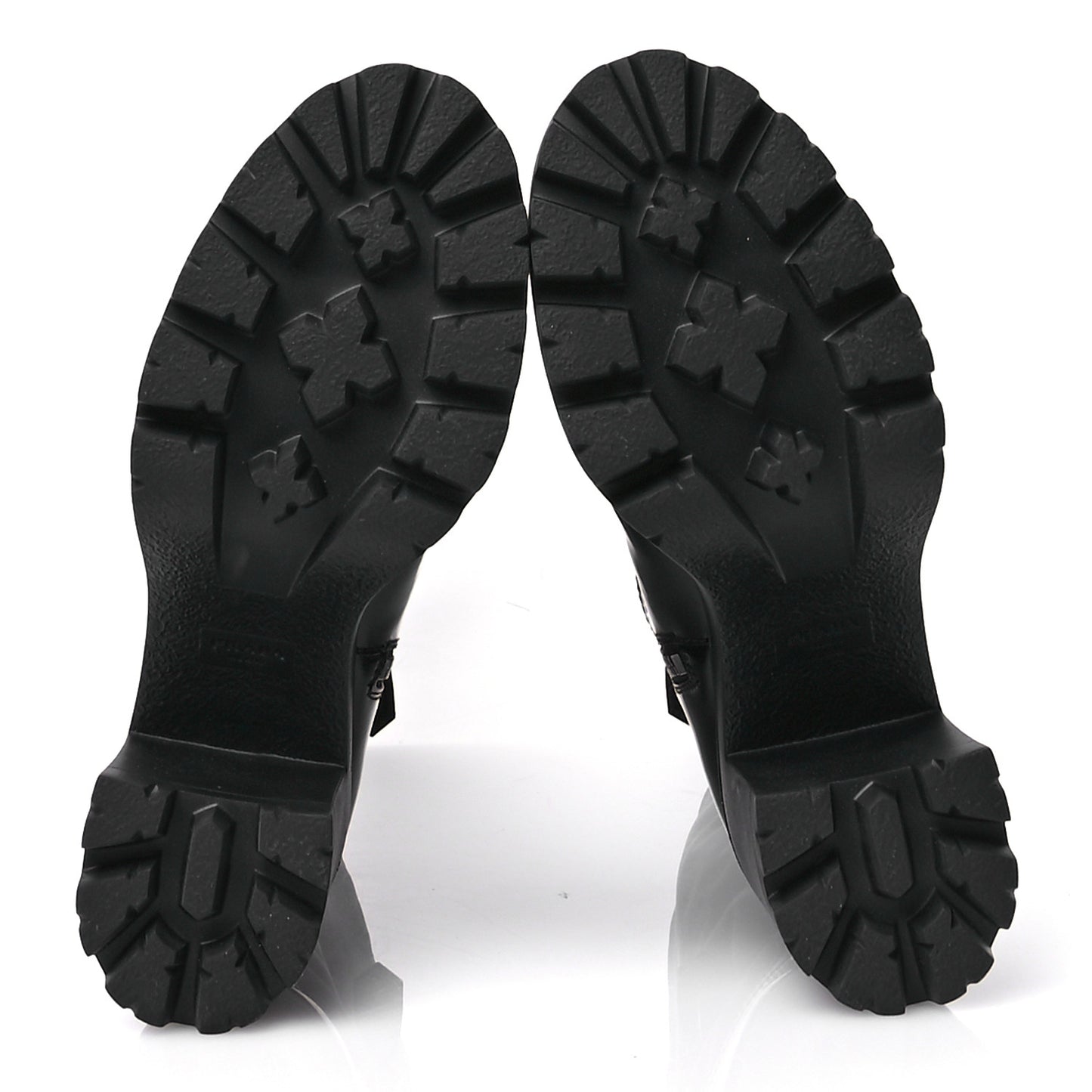 Spazzolato Re-Nylon Metal Triangle Logo 90mm Tall Boots 37 Black
