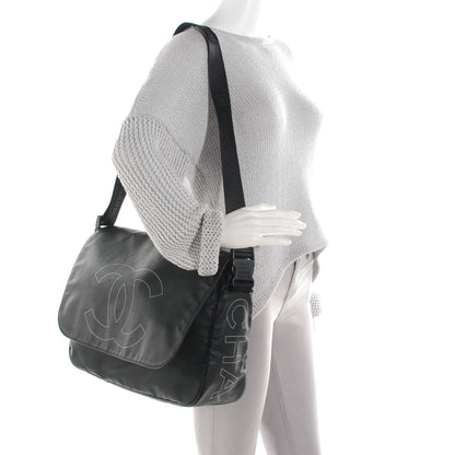 Chanel Vinyl Sport CC Messenger Black 2 of 8
