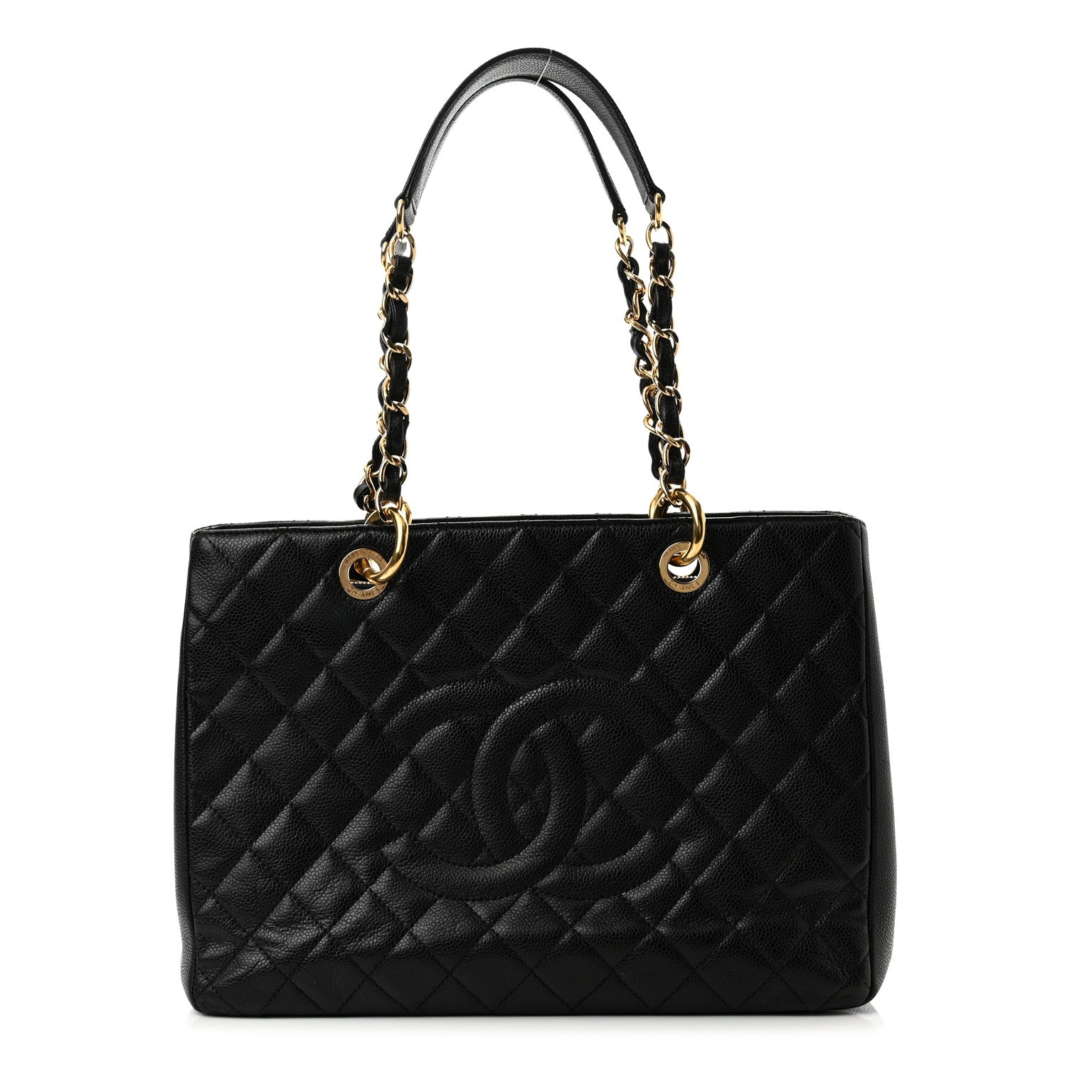 Chanel Caviar Quilted Grand Shopping Tote GST Black 1 of 10