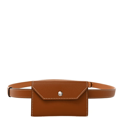 Hermes Epsom Kelly Pocket Belt Gold 1 of 5