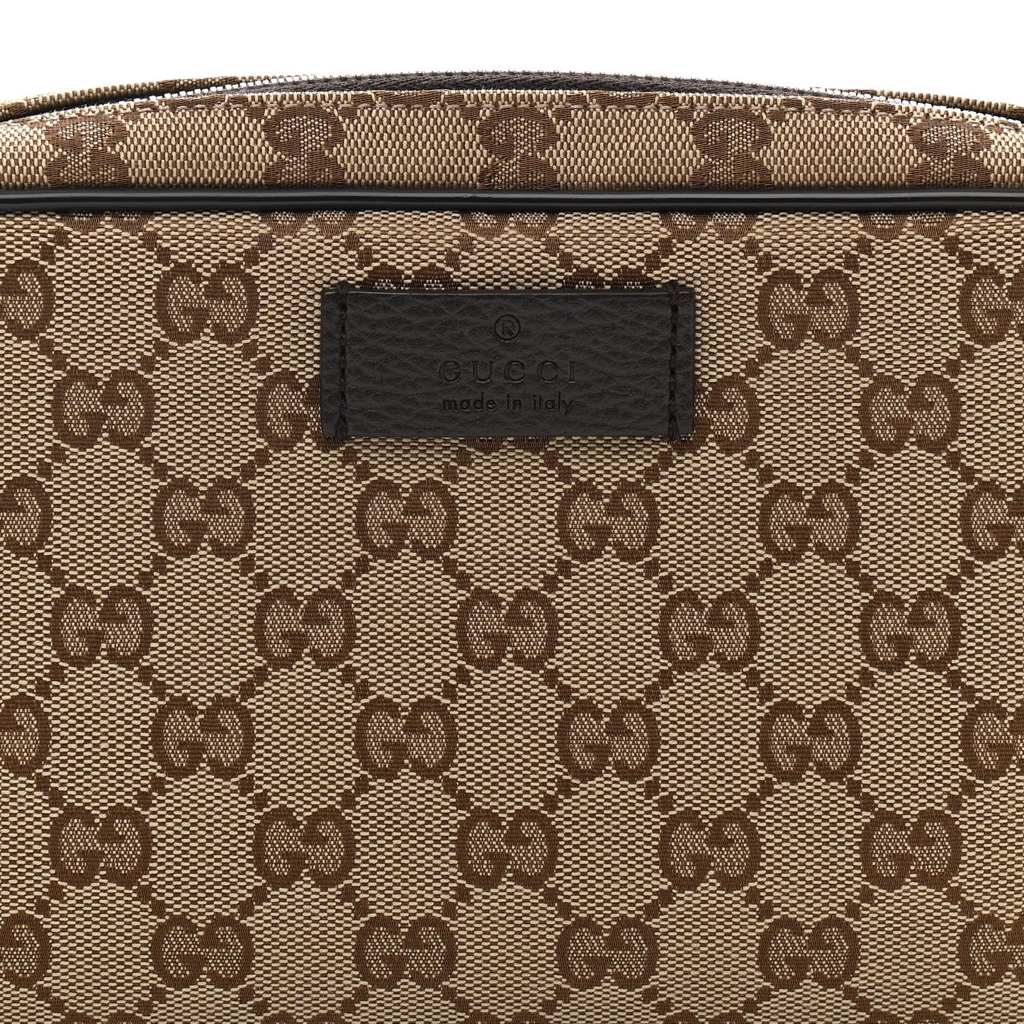 Monogram Belt Bag Dark Brown