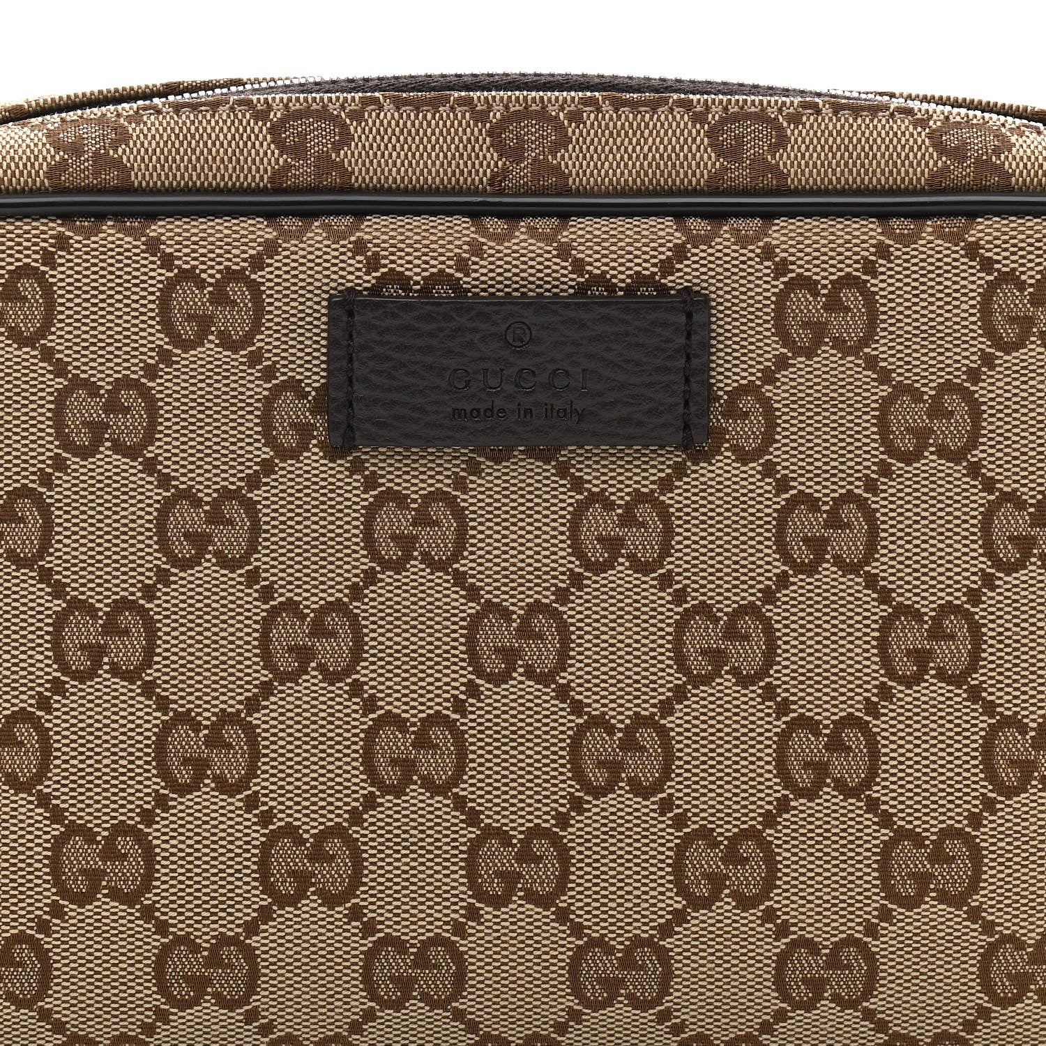 Gucci Monogram Belt Bag Dark Brown 9 of 11