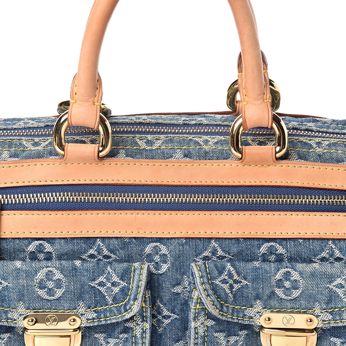 Monogram Denim Neo Speedy Blue