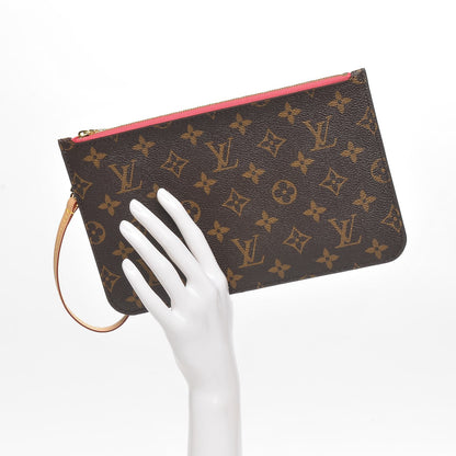 Louis Vuitton Monogram Neverfull MM GM Pochette Grenade 2 of 7
