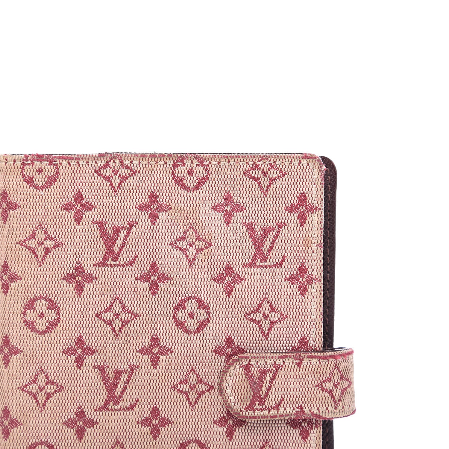 Louis Vuitton Mini Lin Small Ring Agenda Cover Cherry 6 of 9