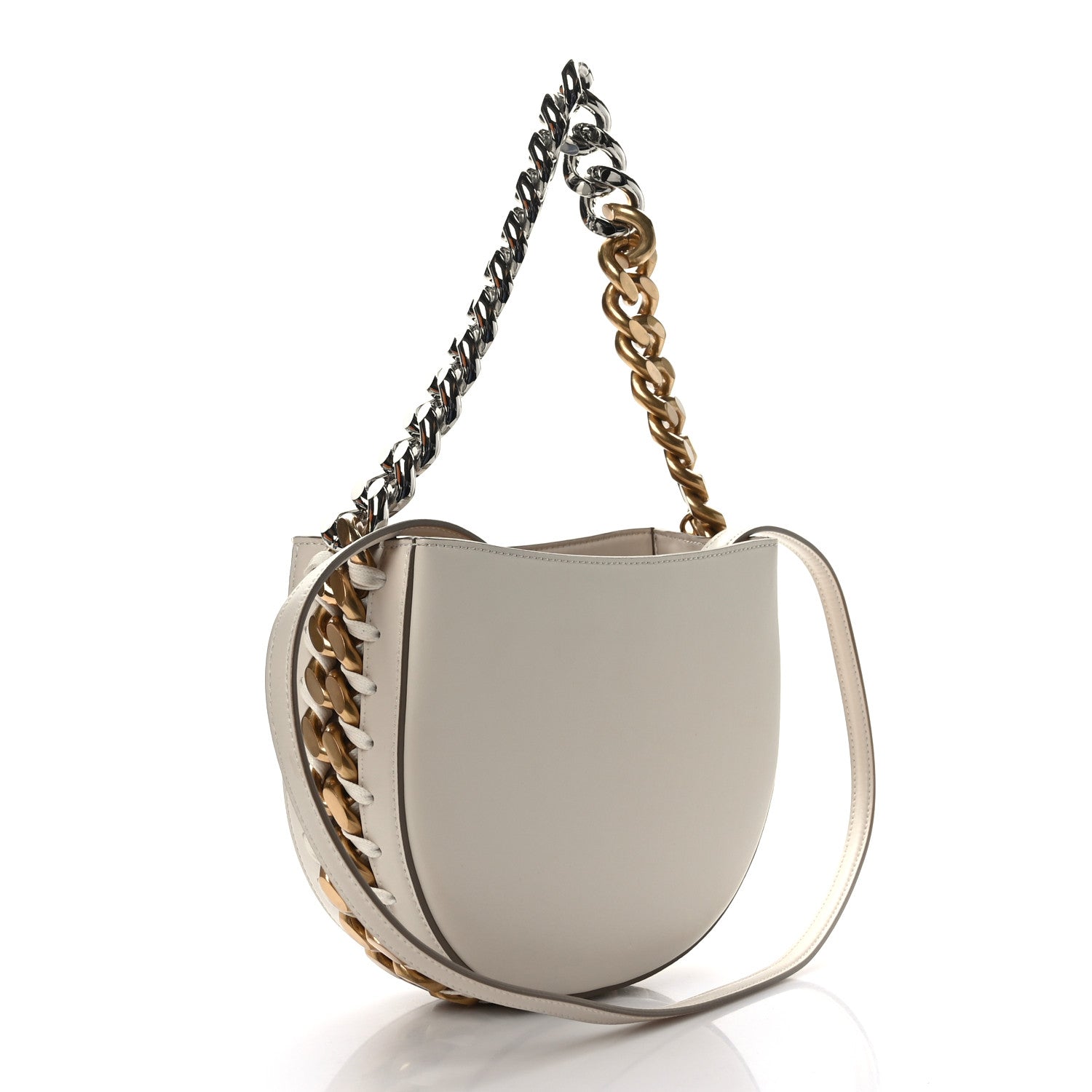 Stella McCartney Eco Alter Nappa Frayme Shoulder Bag Pure White 3 of 9