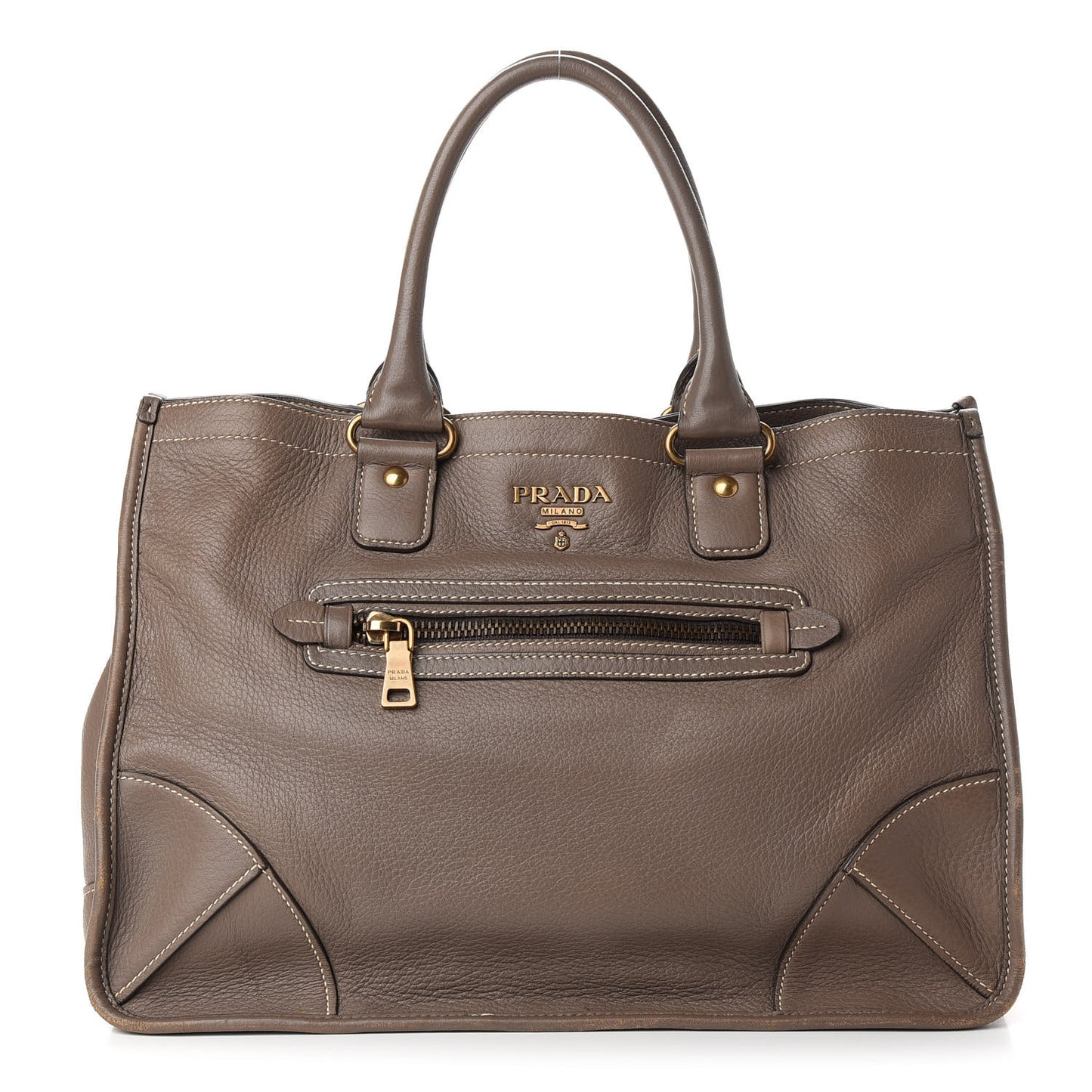 Cervo Deerskin Tote Bambu