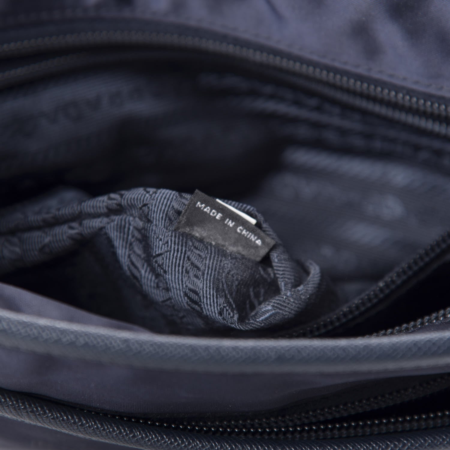 Prada Tessuto Nylon Saffiano Flat Messenger Bag Baltico 9 of 15