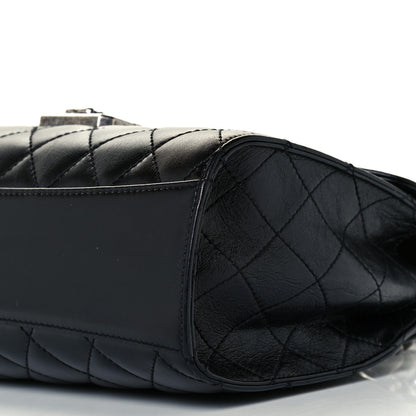 Chanel Calfskin Quilted Medium Mad About Quilting Flap Black 10 of 10