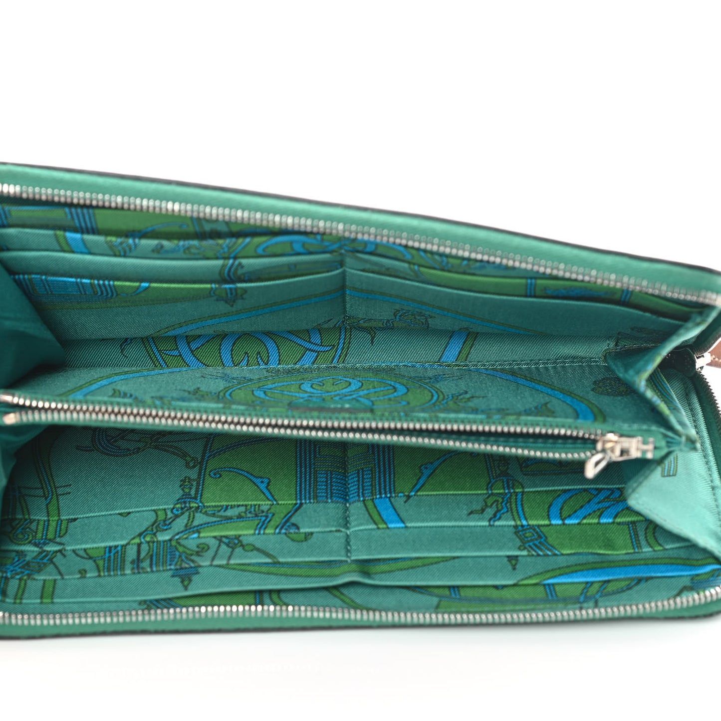 Epsom Silk'In Wallet Vert Vertigo