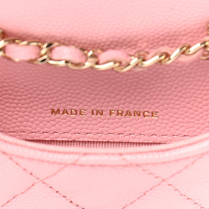 Chanel Caviar Quilted Mini Chain Belt Bag Light Pink 7 of 10
