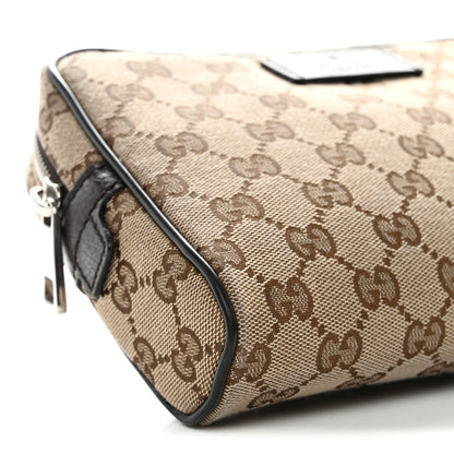 Gucci Monogram Dollar Calfskin Belt Bag Beige Ebony Testa di Moro Marrone Scuro 9 of 11