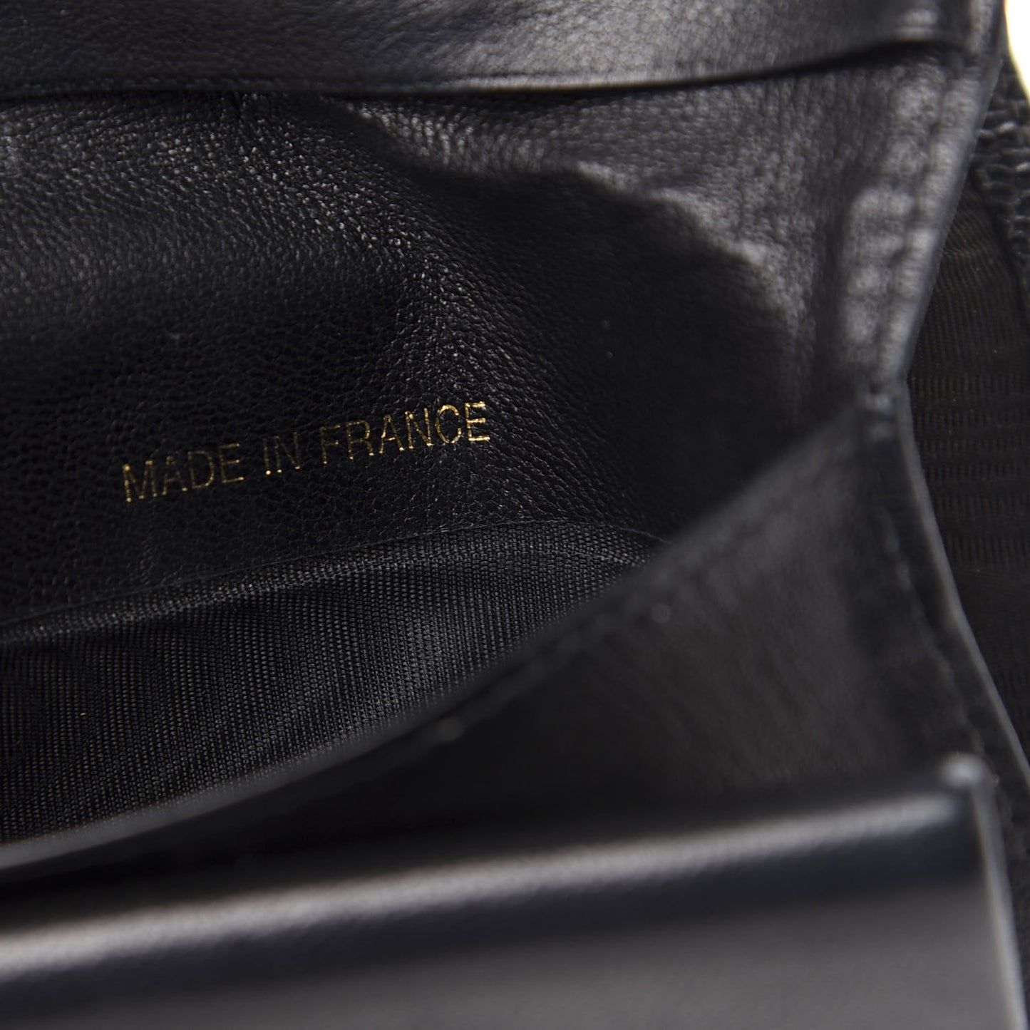 Caviar Timeless CC Compact French Wallet Black