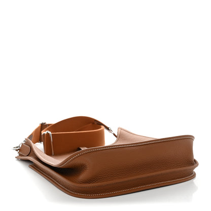 Hermes Taurillon Clemence Evelyne III PM Gold 4 of 11