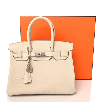 Hermes Togo Birkin 30 Craie 13 of 13