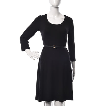Chanel Caviar CC Skinny Belt 90 36 Black 2 of 8