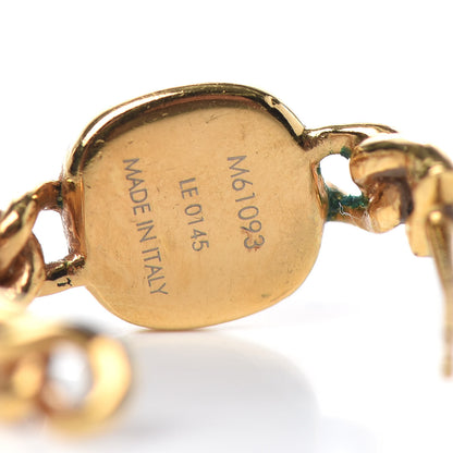 Louis Vuitton LV ID Chain Hoop Earrings 4 of 4