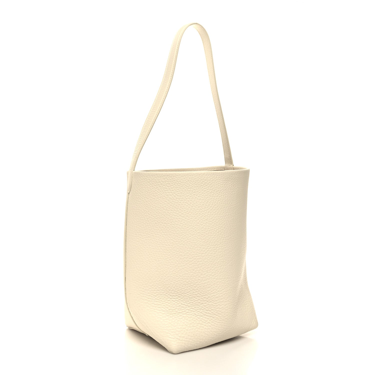 The Row Grained Calfskin Medium N/S Park Tote Ivory 3 of 9