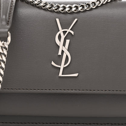 Saint Laurent Calfskin Monogram Sunset Chain Wallet Earth 7 of 9