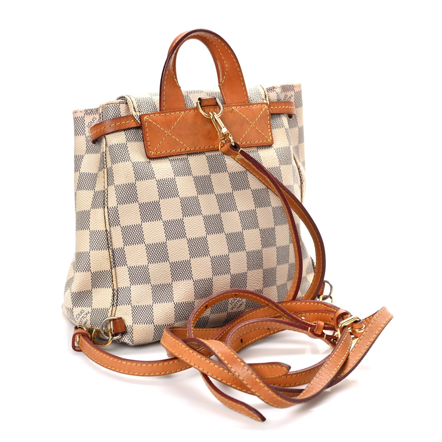 Louis Vuitton Damier Azur Sperone BB Backpack 3 of 12