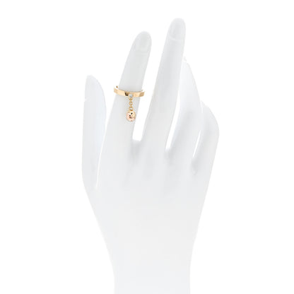 Cartier 18K Pink Yellow White Gold Diamond Trinity Knot Charm Ring 47 4 2 of 5