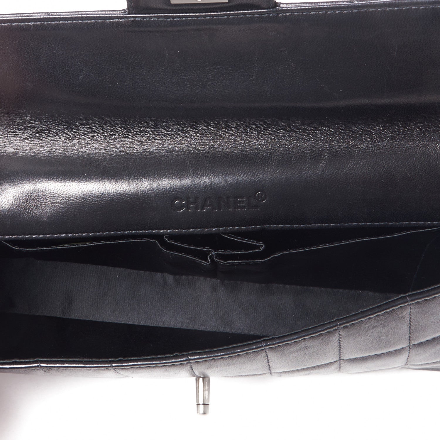 Chanel Lambskin East West Chocolate Bar Flap Black 4 of 9