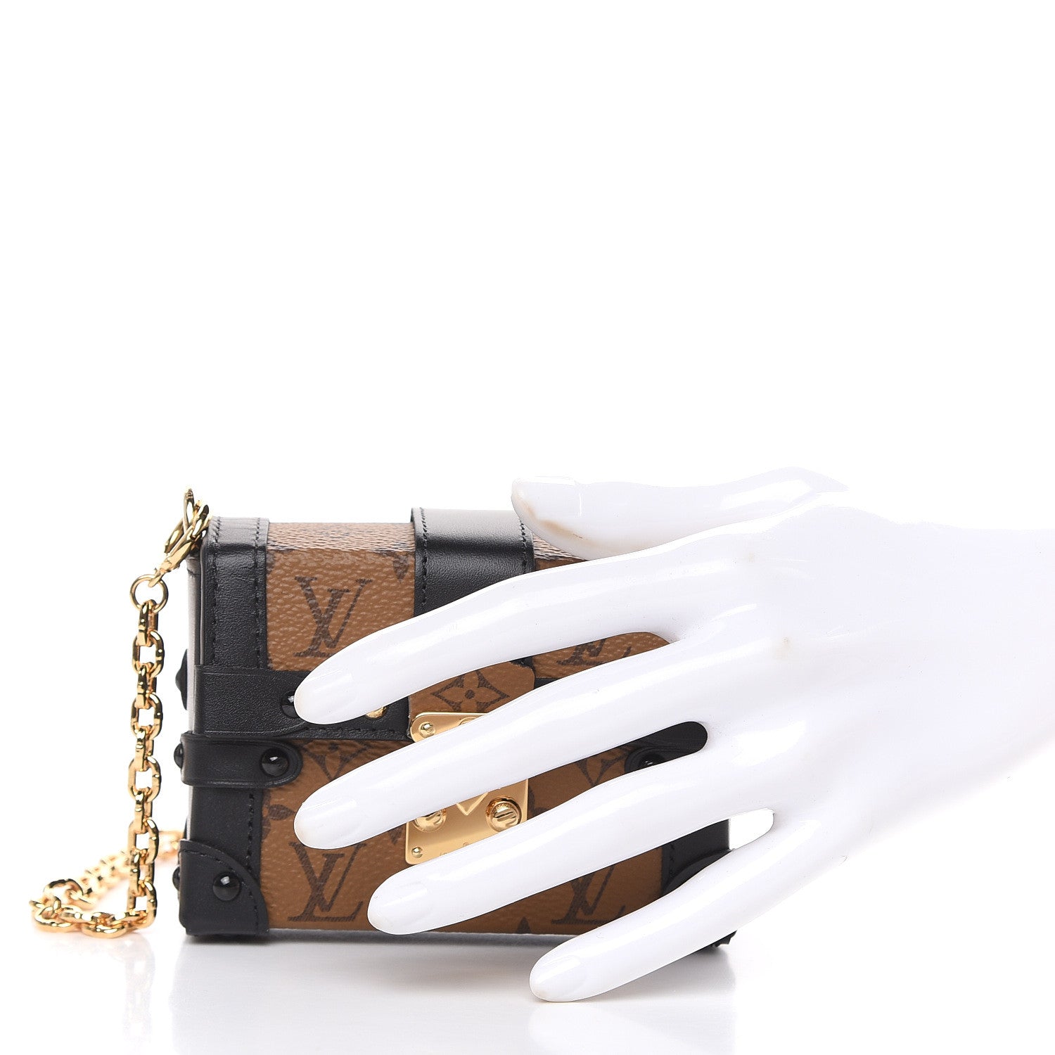 Louis Vuitton Reverse Monogram Essential Trunk Black 2 of 7