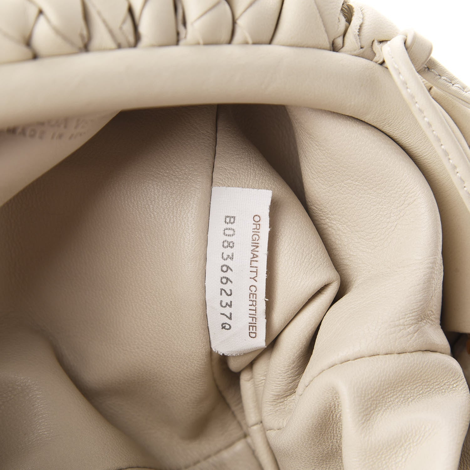 Bottega Veneta Nappa Intrecciato The Mini Pouch Plaster 10 of 11
