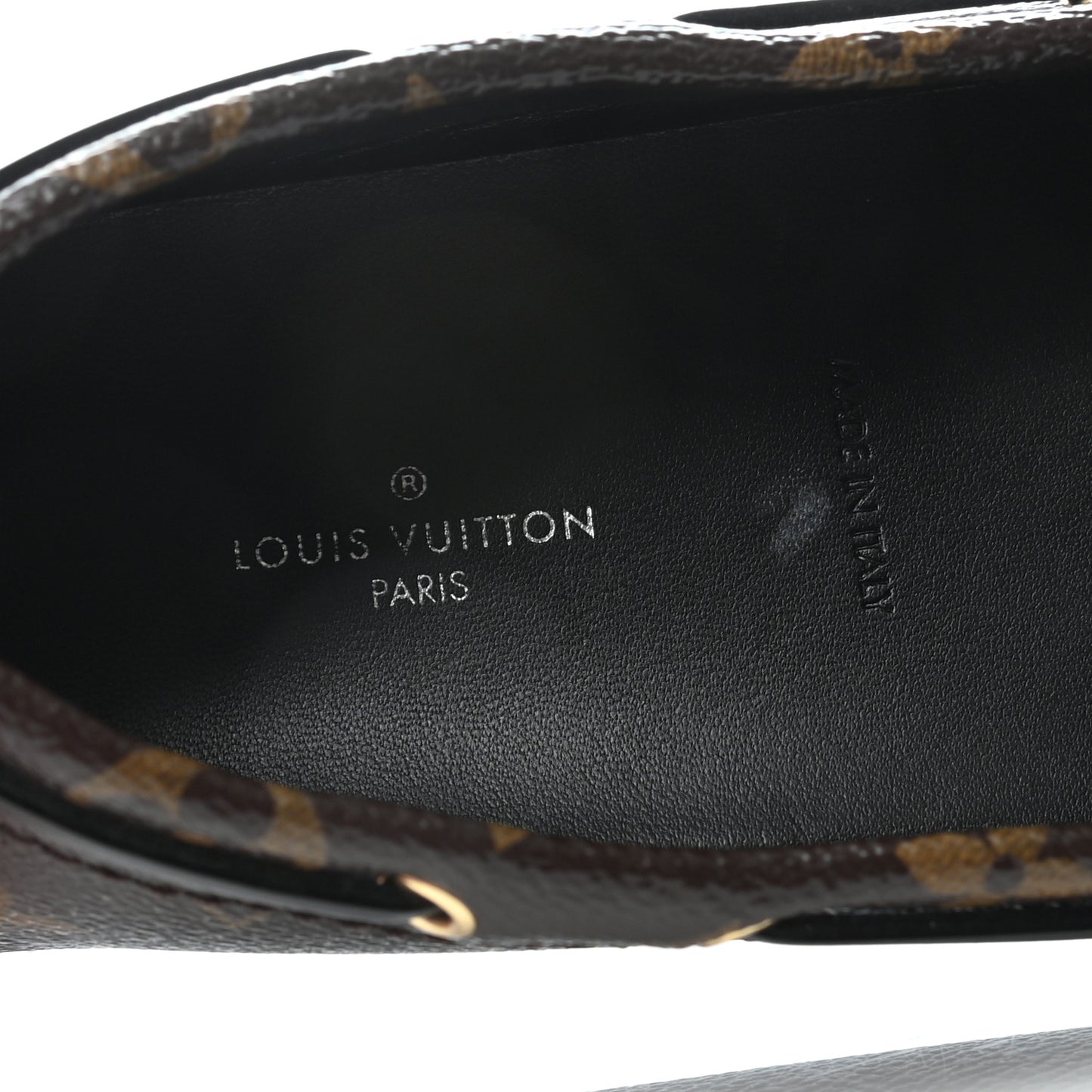 Patent Monogram Gloria Loafers 39