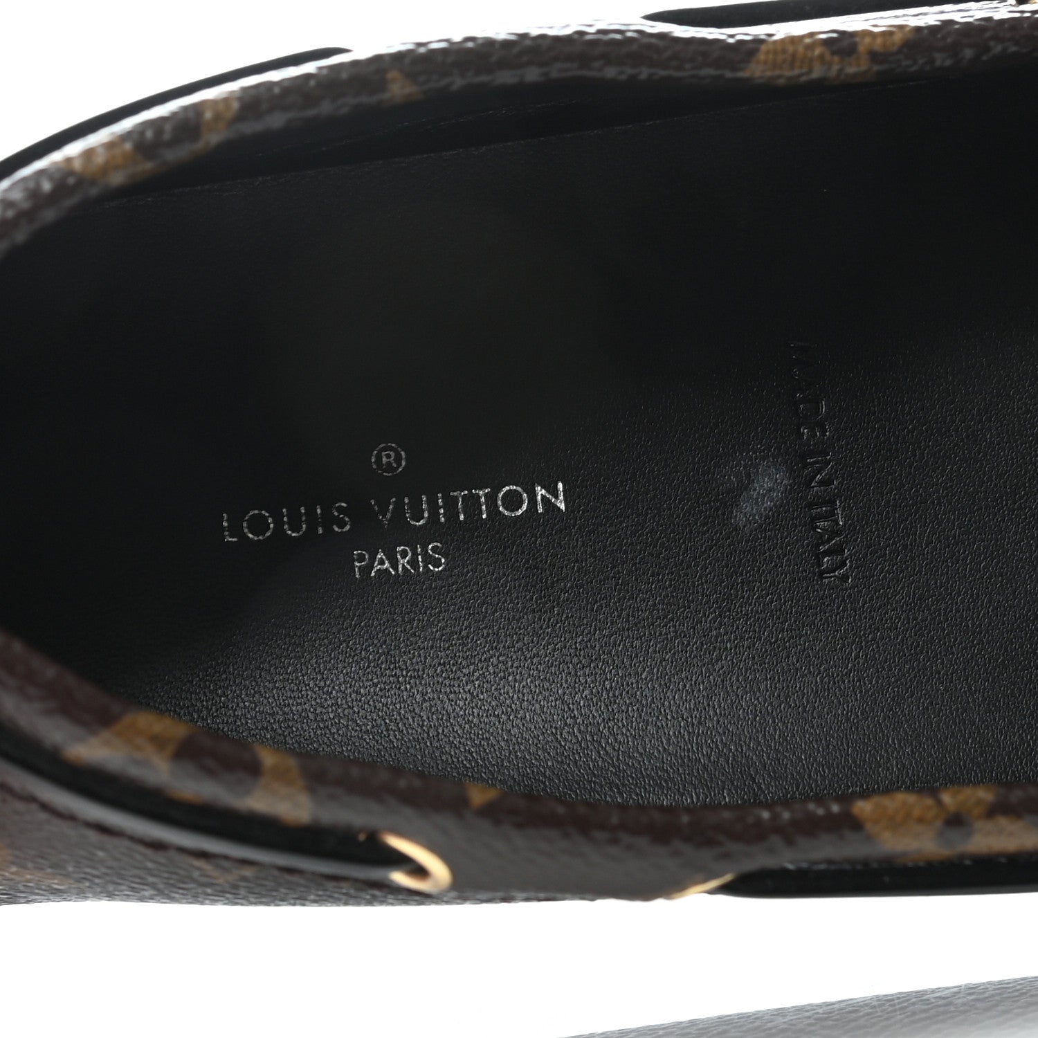 Louis Vuitton Patent Monogram Gloria Loafers 39 6 of 7