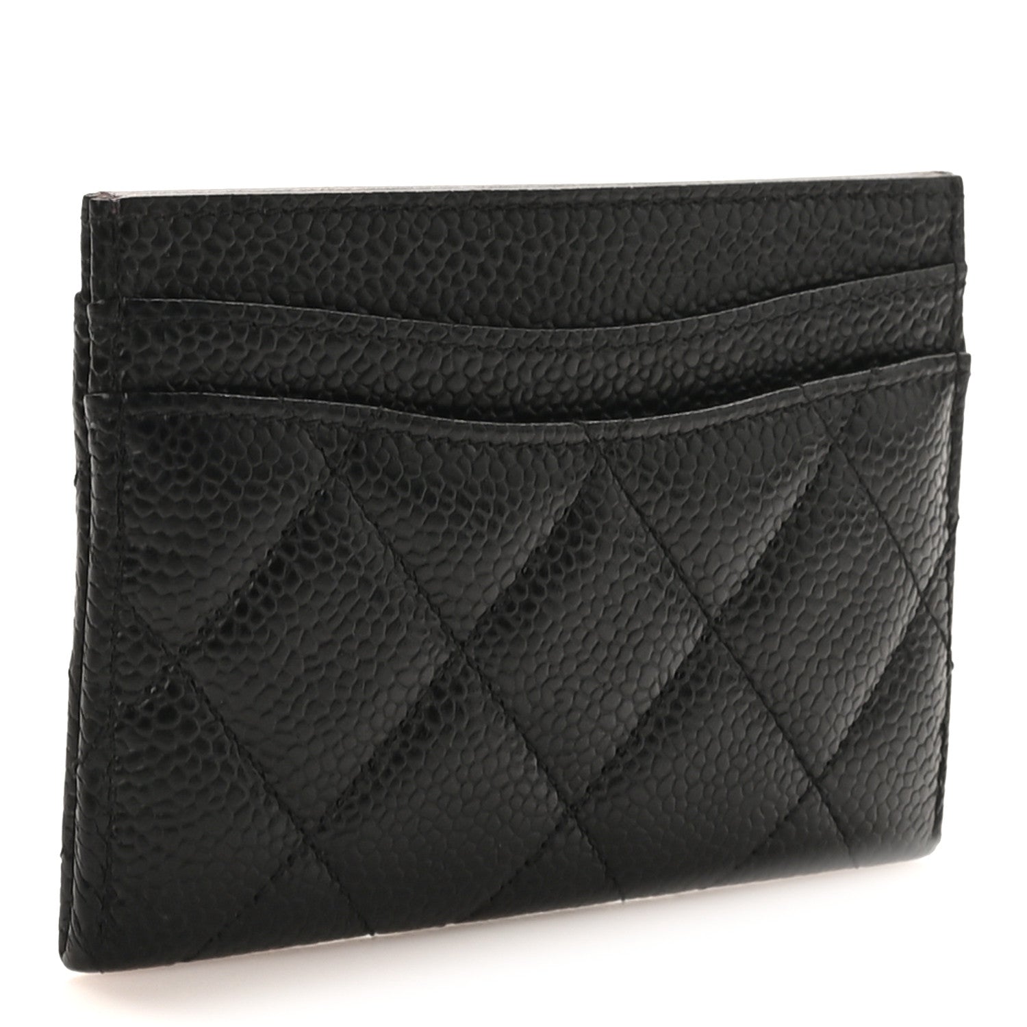 Chanel Caviar Quilted Card Holder Black 3 of 8