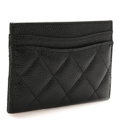 Chanel Caviar Quilted Card Holder Black 3 of 8