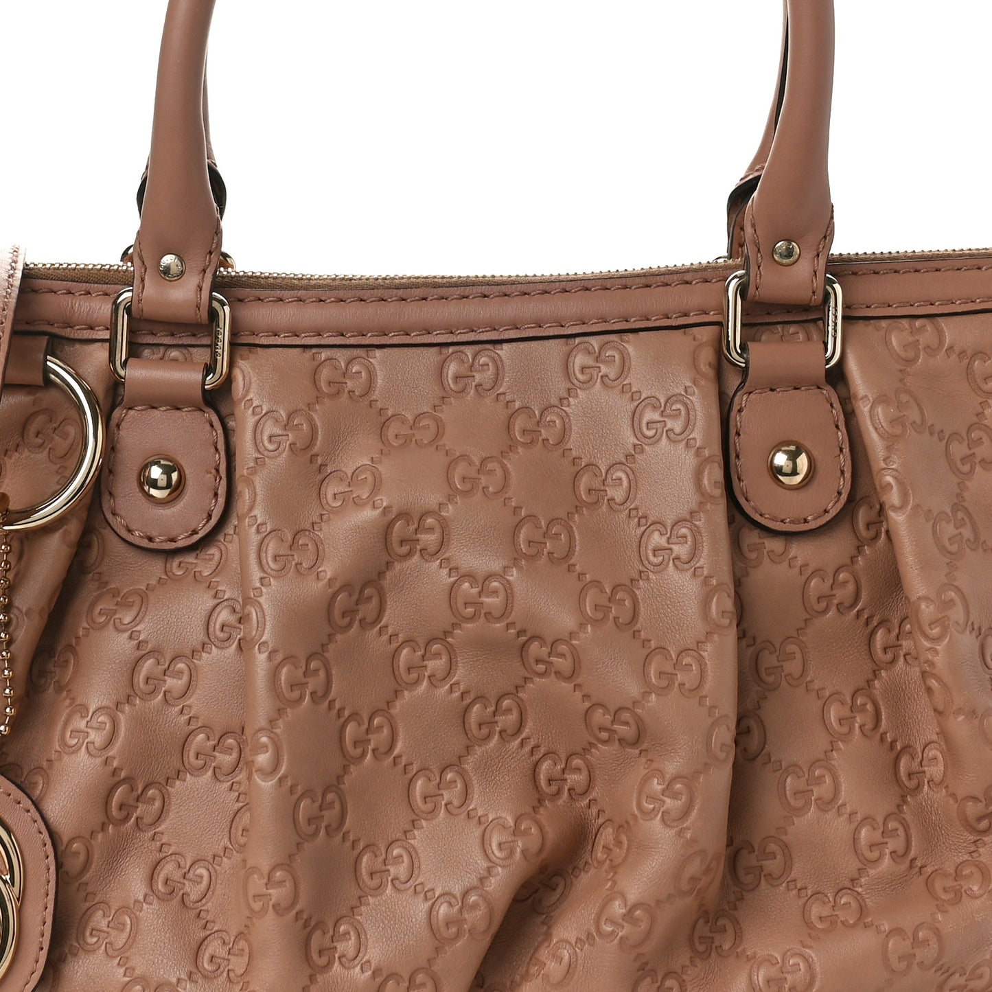 Guccissima Medium Sukey Top Handle Bag Dusty Rose
