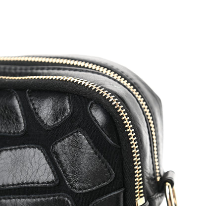 Chanel Lambskin Jersey Scales Camera Case Black 11 of 13