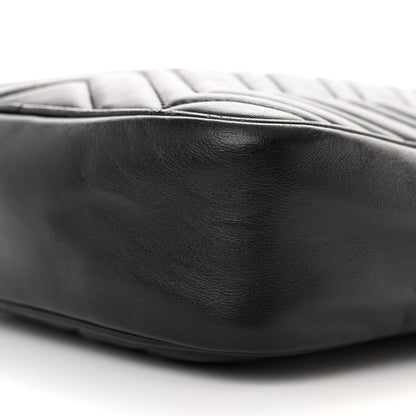 Gucci Calfskin Matelasse GG Marmont Travel Bag Black 10 of 12