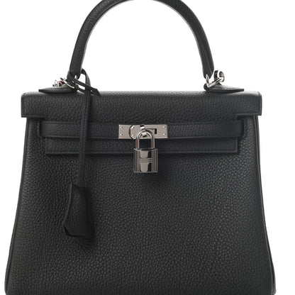 Hermes Togo Kelly Retourne 25 Black 8 of 13