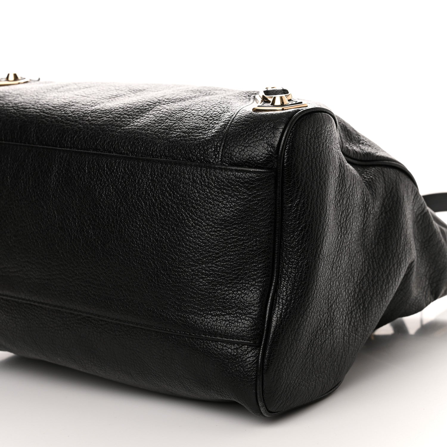 Balenciaga Chevre Gold Metallic Edge Hardware Velo Black 10 of 13