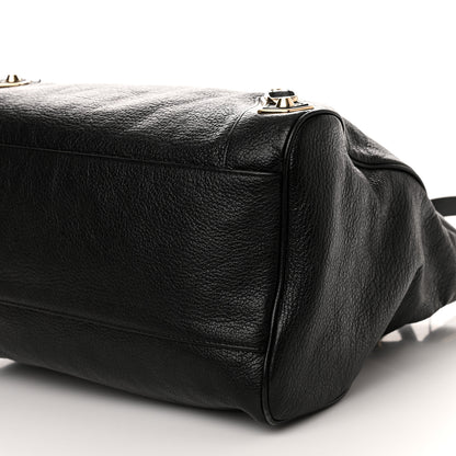 Balenciaga Chevre Gold Metallic Edge Hardware Velo Black 10 of 13