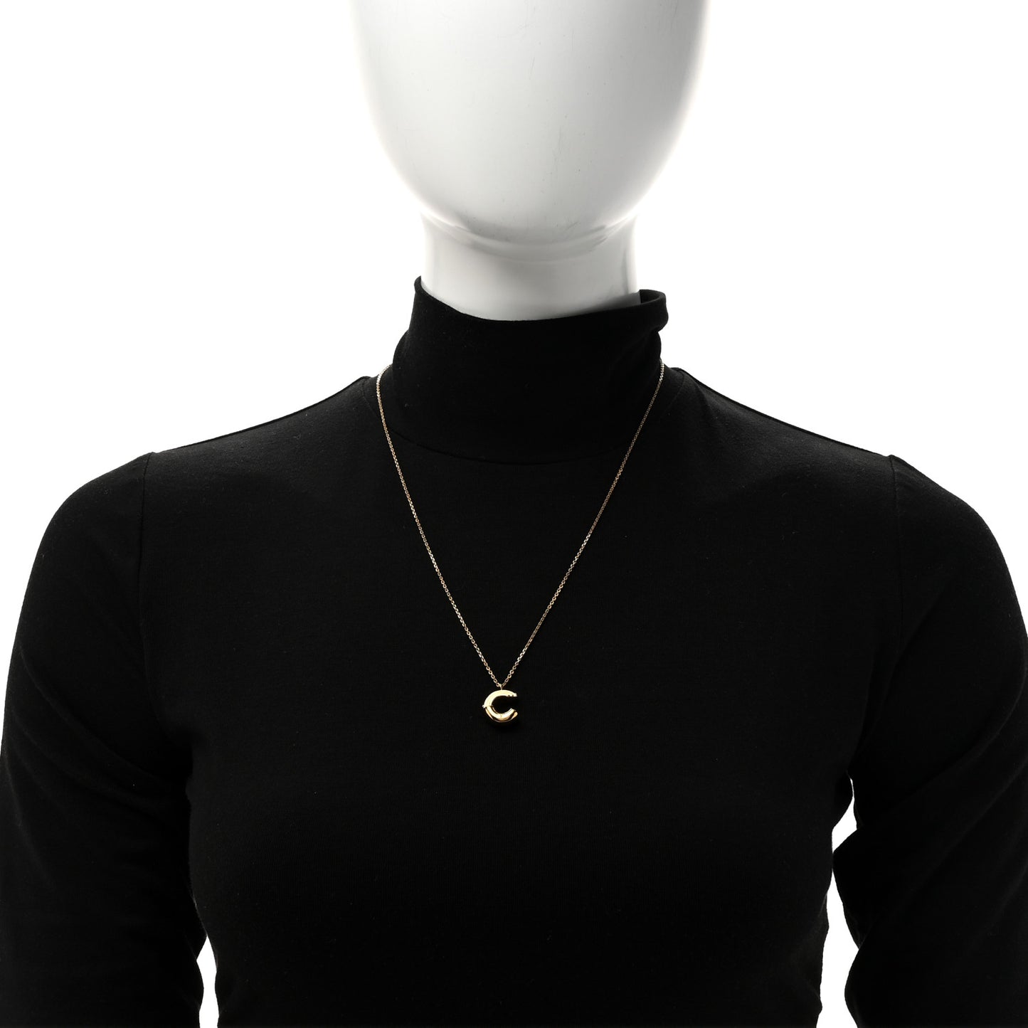 LV And Me Letter C Necklace Gold