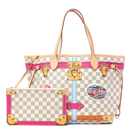 Louis Vuitton Damier Azur Summer Trunks Portofino Neo Neverfull MM 1 of 9