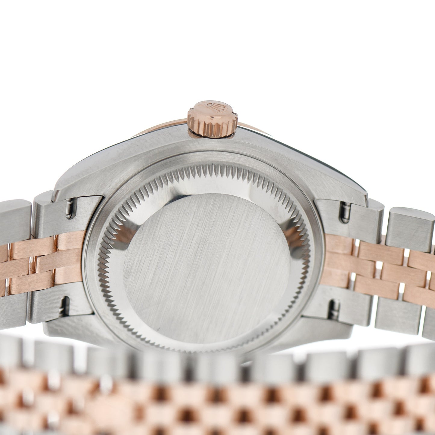 Stainless Steel 18K Everose Gold 28mm Oyster Perpetual Datejust Watch Pink Roman 279171