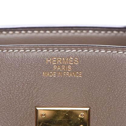 Hermes Swift Birkin 35 Etoupe 17 of 39