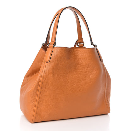 Gucci Pebbled Calfskin Medium Soho Shoulder Bag Curcuma 3 of 12